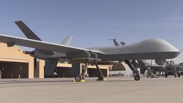 美军mq9无人攻击机部署阿富汗坎大哈空军基地