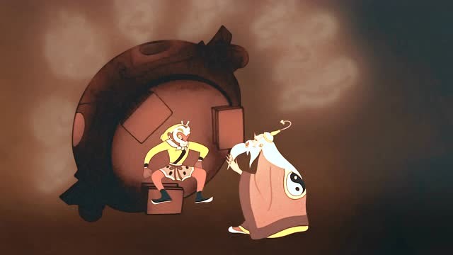 孙悟空就是这么厉害,太上老君炼丹炉都不怕,还得了个火眼金睛!