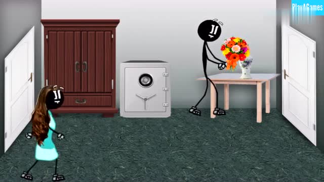 火柴人:如何靠美女逃出小黑屋搞笑动画
