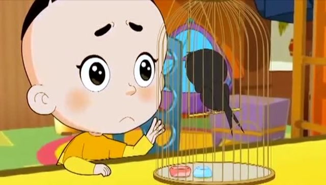 大头儿子收养的小燕子为什么哭了呢?好委屈
