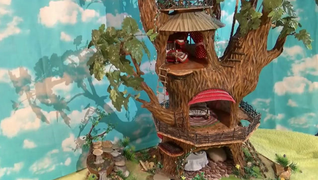 给仓鼠准备的树屋,于它来说简直是豪宅!