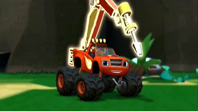 旋风战车队:飚速变身钻头车,钻碎了所有大石头,好勇猛啊!