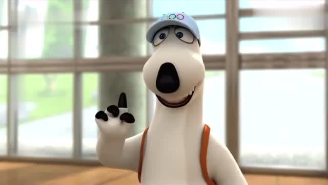 大笨熊坐飞机去看运动会,没想到被门拦住!