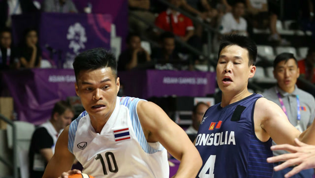 08.14.雅加达亚运会男篮小组赛,泰国87-86蒙古