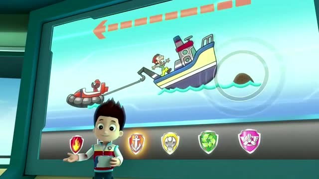 汪汪队立大功 阿宝船长的比目鱼号搁浅,莱德派路马和天天去支援!