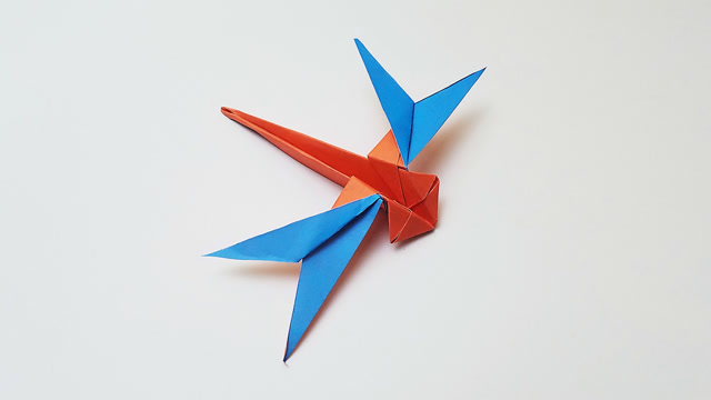 折纸王子教你折纸三角蜻蜓,儿童手工,动手动脑简单易学