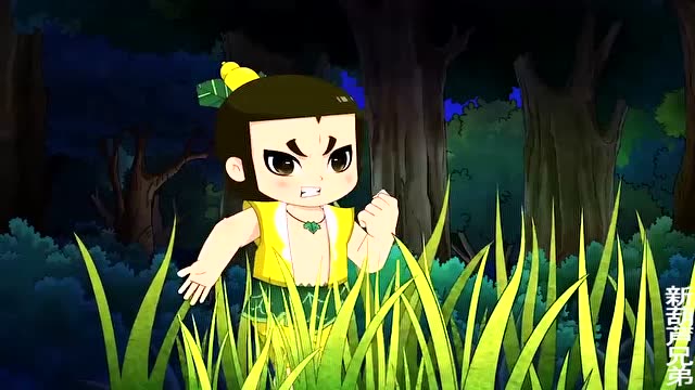 葫芦娃: 三娃看上去很生气,发生什么事情了呢?