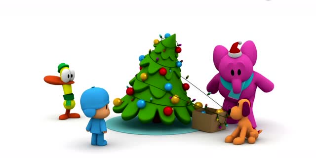 优优小象小鸭子一起过圣诞,大家一起唱圣诞歌