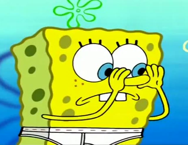 海绵宝宝的鼻子居然能吹笛子,真是太神奇了