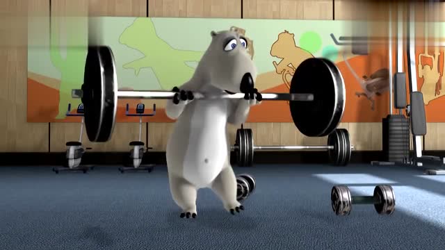 倒霉熊:健身房遇妹子大显身手,结果被当做路人,心碎一地!