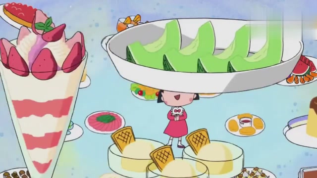 海贼王作者画樱桃子追悼图,路飞和小丸子一起烤肉