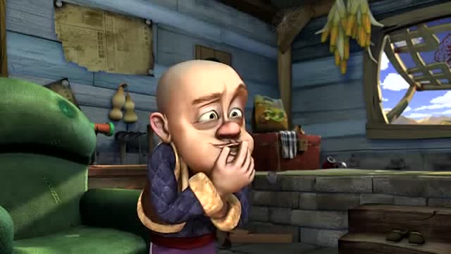 熊出没:原来光头强一下变成十岁的小朋友了呀