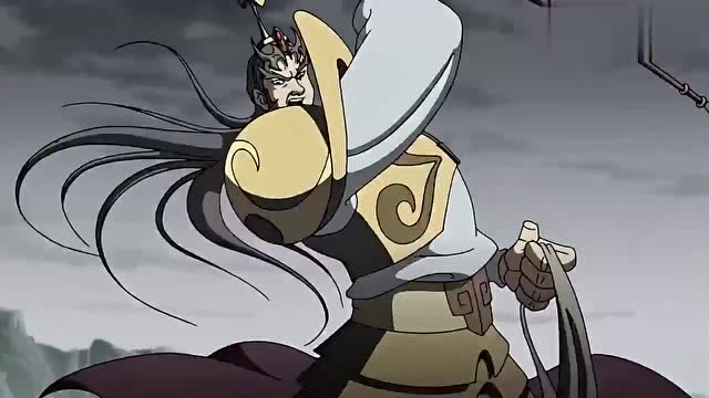 三国演义动画版:经典场面,三国第一战力吕布太猛了!