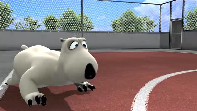 倒霉熊正能量早教篇:打篮球