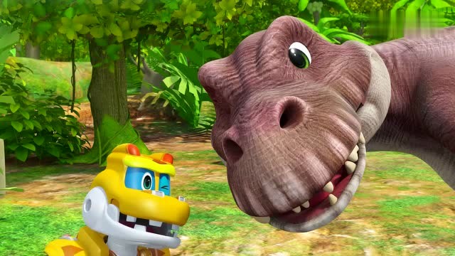 恐龙探险队:孩子们相信霸王龙爷爷的故事,年轻时候一定是超级英雄