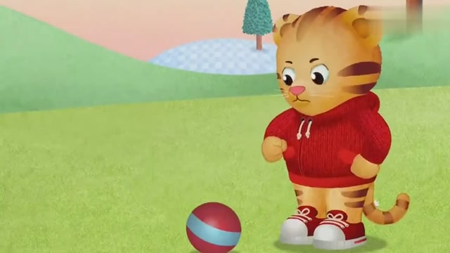 小老虎丹尼尔:丹尼尔已经很努力了,但他并不知道抱球技巧