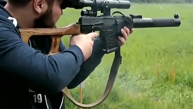 军事 吃鸡游戏中的vss滋水枪, 现实中什么样你见过吗