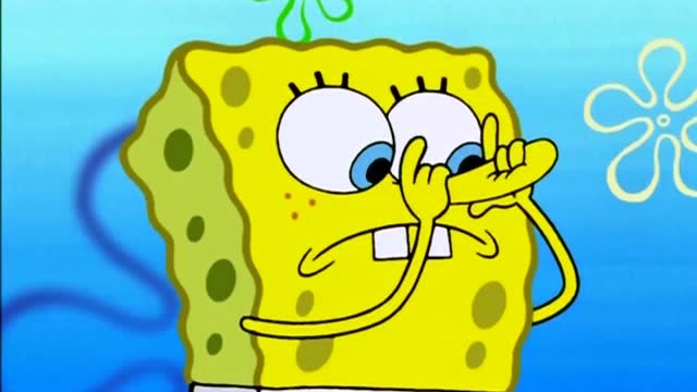 现在才知道海绵宝宝可以用鼻子吹笛子,厉害了