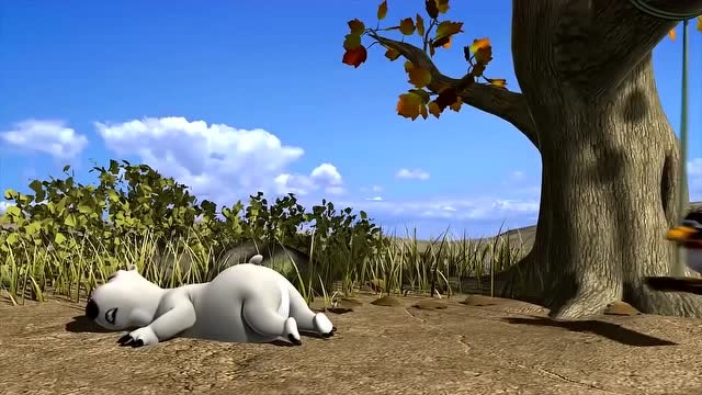 倒霉熊 :倒霉熊玩荡秋千,却总是受伤