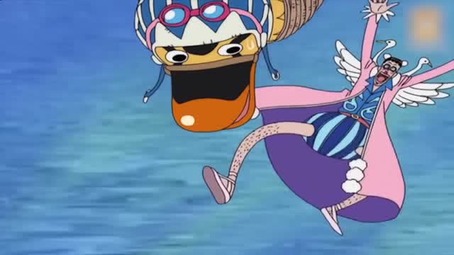 《海贼王》路飞把快跑鸭当成诱饵,结果钓上了一个人妖!