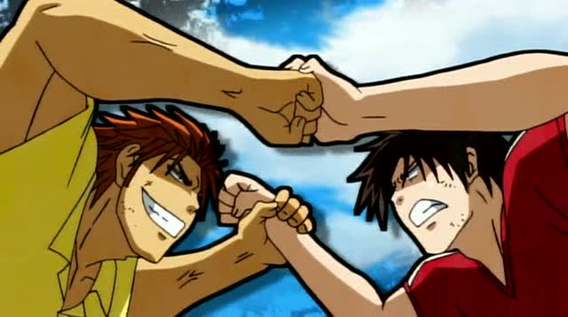 恶魔奶爸:男鹿东条决斗,双方实力相当,手下都吓到了