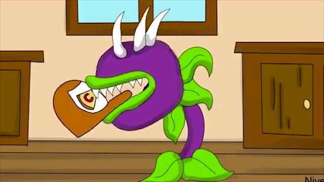 植物大战僵尸2搞笑动画:大嘴花的快乐成长