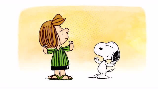 《史努比》查理布朗:佩蒂,我是在跟史努比说话!