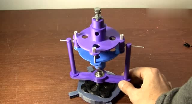3d打印电动陀螺仪,这玩意我还是第一次见,很吸引人!