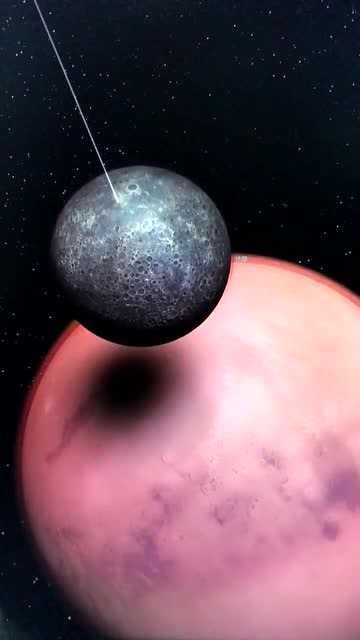 自古水火不能相容,当模拟出水星撞击火星时,这一幕出人意料了!