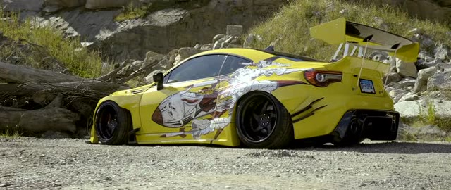 斯巴鲁brz上火箭兔宽体,再来身火箭兔涂装,这才完美!