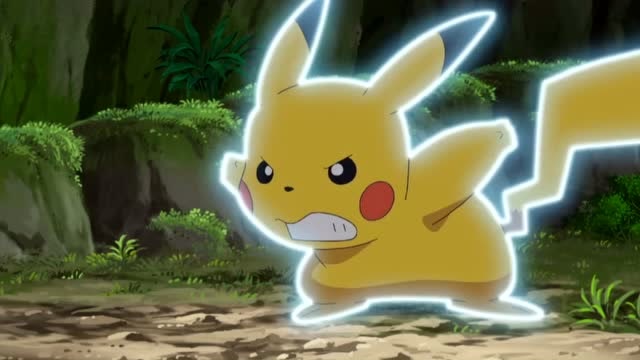 《精灵宝可梦》皮卡丘使用电球攻击对手,连环击打败猫鼬霸主!