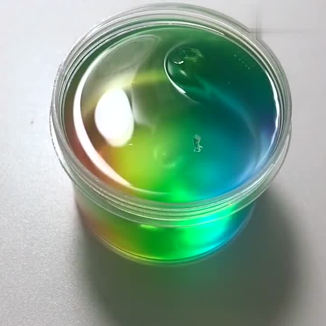 五彩混合水晶泥,恕我直言,这混合出来的是什么鬼东西