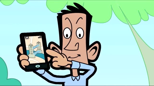 憨豆先生:豆豆哥的手机都有的功能.