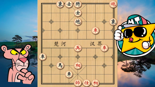 天天象棋第77关,双車都无法撼动对方老将,一步精妙的顿挫获胜