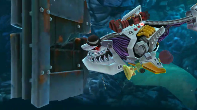 饥饿鲨世界:最强的机械鲨,还配备了两款满级装备,期待!