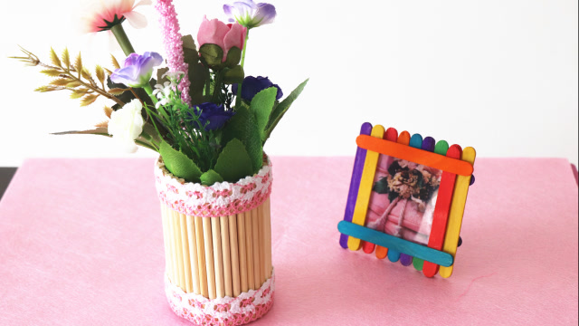 用饮料瓶和一次性筷子,手把手教你制作一个园艺花瓶,好看又实用