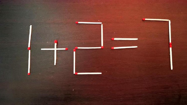 锻炼一下思维能力,移动一根火柴棒,是不是很简单