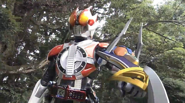 《假面骑士电王》电王顶级形态战斗力就是强,瞬间击杀怪人!