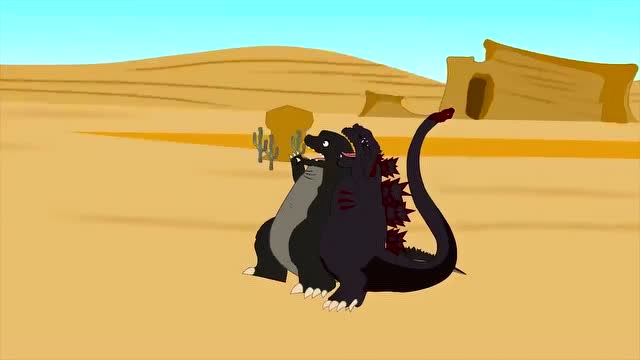 《怪兽恐龙王国》霸王龙才是恐龙的王,恐龙兄弟不敢跟他抢烤鸡