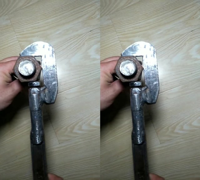 自制活动扳手,大小可调
