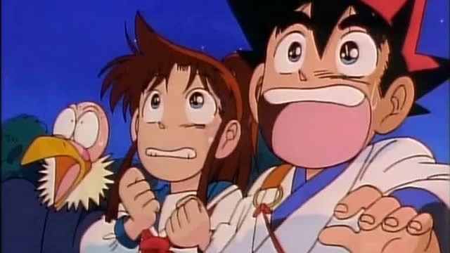 九龙珠:铁剑一行进入澡堂正准备泡澡呢,没想到澡堂却突然变成飞船飞走