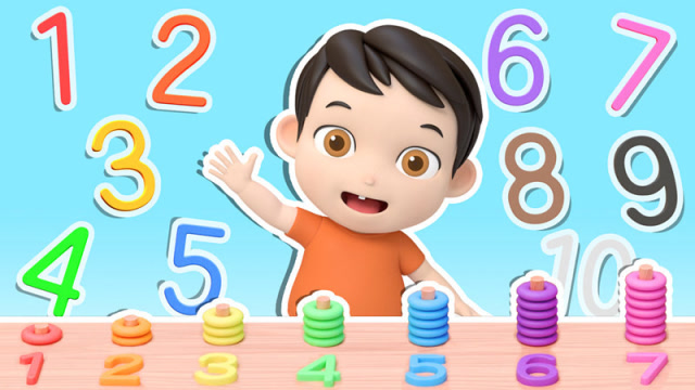 益智宝贝  学颜色数字玩具,早教动画