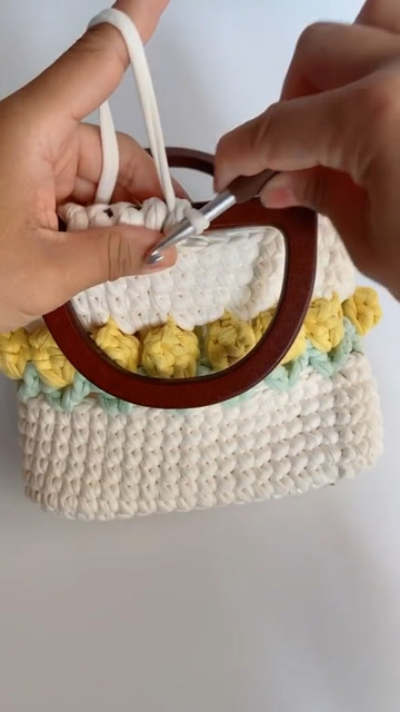 钩针基础针法-倒钩短针,你们学会了吗?