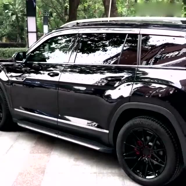 汽车实拍-大众途昂花一万多改的锻造轮毂,米其林轮胎