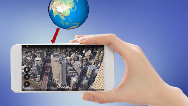 手机秒变高清地球仪,连街道都看得一清二楚,非常实用