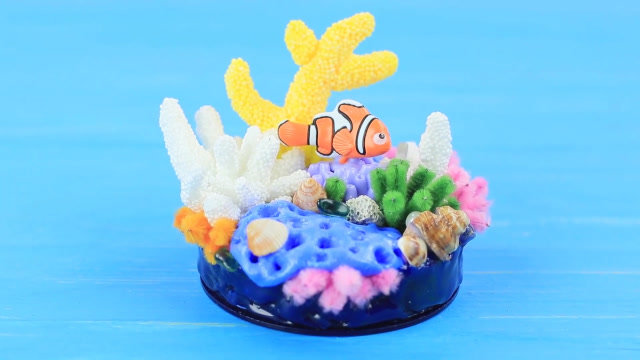 用珊瑚手工diy眼影盒,自然环保又好看