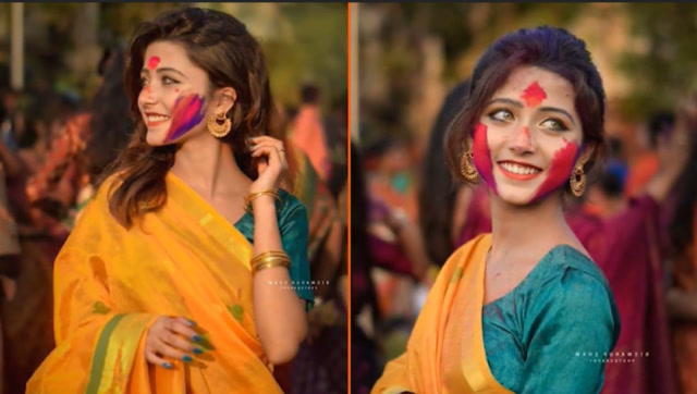 印度21岁猫眼美女天生琥珀色瞳孔美到动人心魄