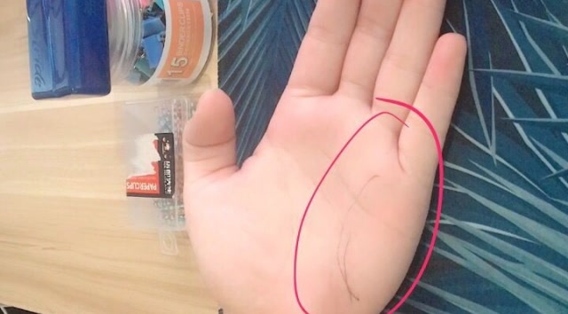 手相中太阳丘出现直觉线,代表你容易中奖或赢钱