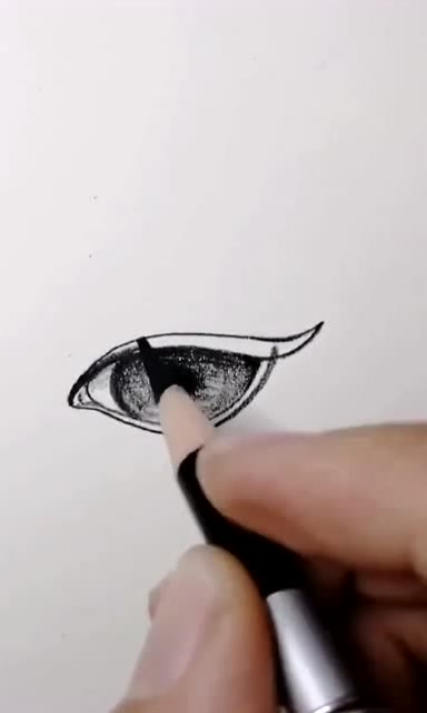 手绘:教你画1只兽眼!一眼就能学会,超简单
