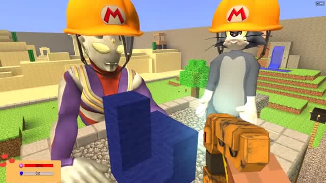 奥特曼:迪迦来工地搬砖